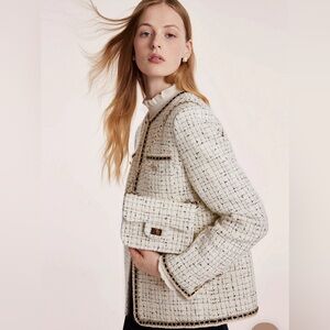 Goelia Wool Blend Tweed Bag